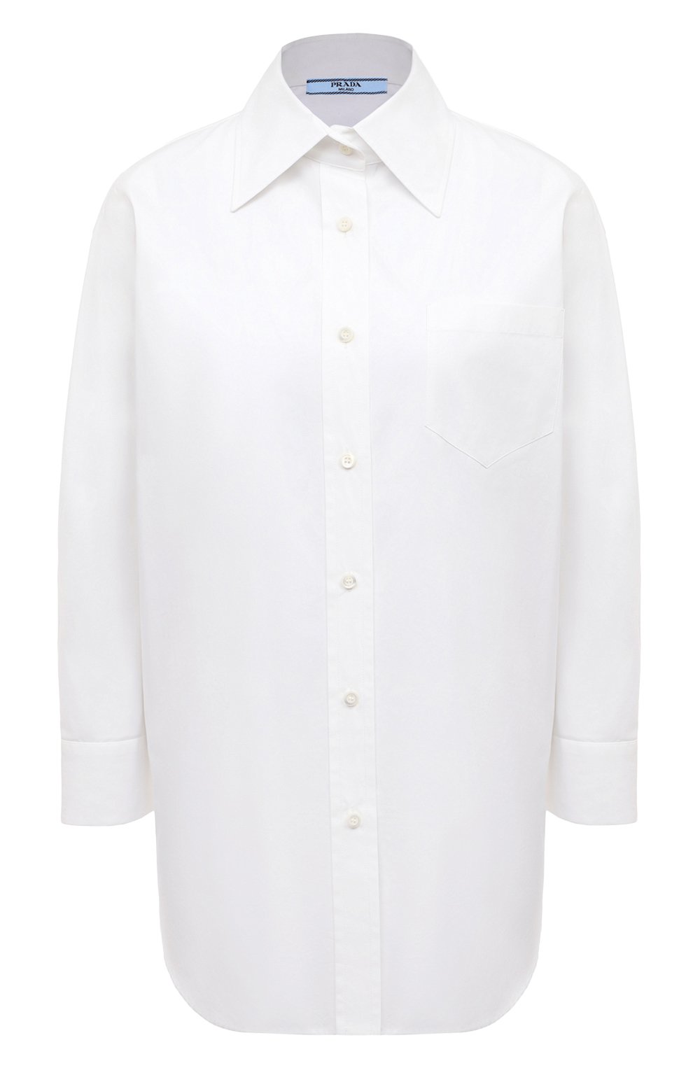 Хлопковая рубашка PRADA, арт. P477E-1UCX-F0009-211, фото 1