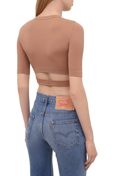 Топ ANDREADAMO бежевого цвета по цене 15200 руб., арт. ADSS21T001015470, фото 4 Топ ANDREADAMO, арт. ADSS21T001015470, фото 4