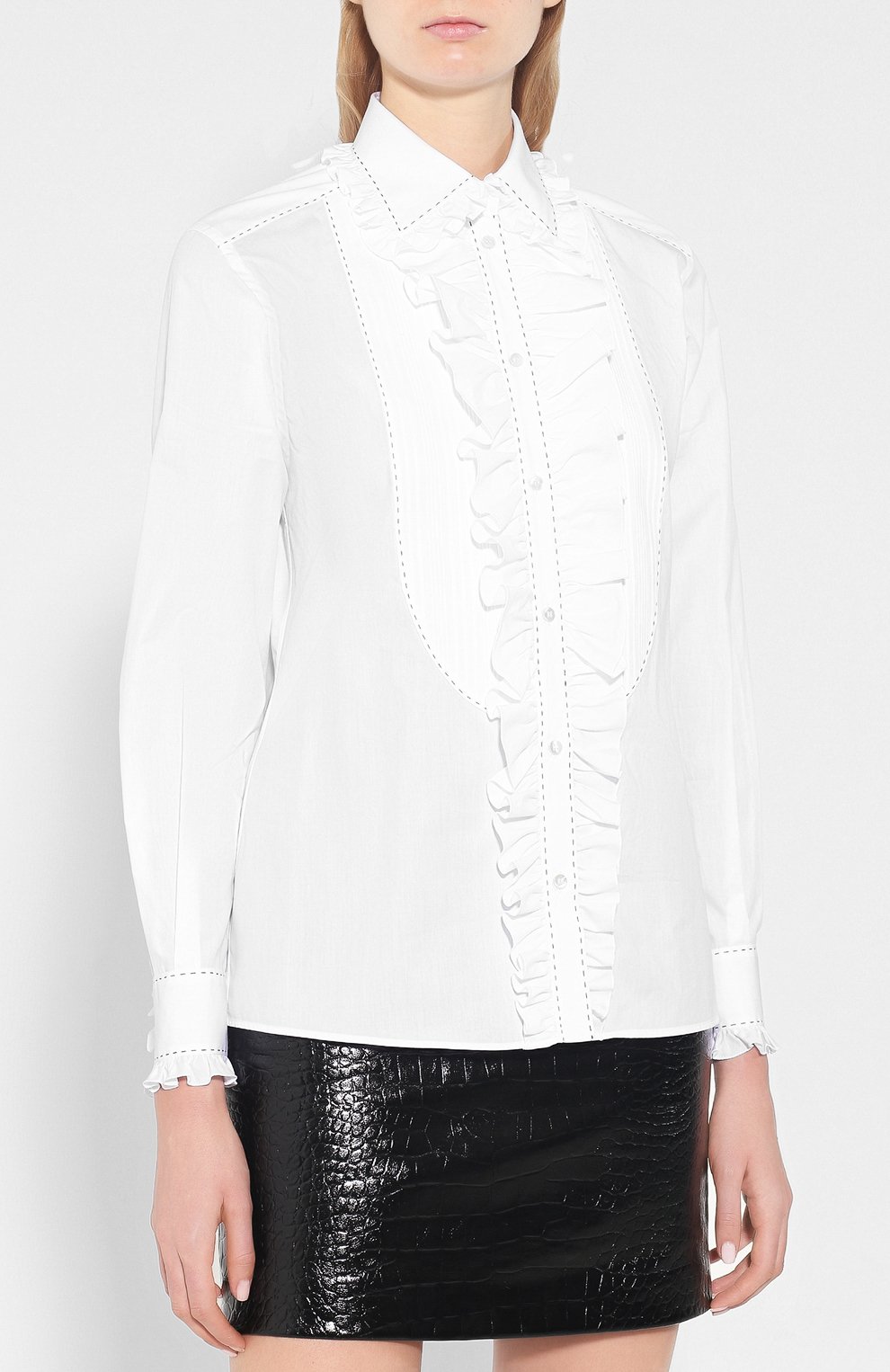 Хлопковая рубашка DOLCE & GABBANA, арт. F5H17T/FU5K9, фото 3
