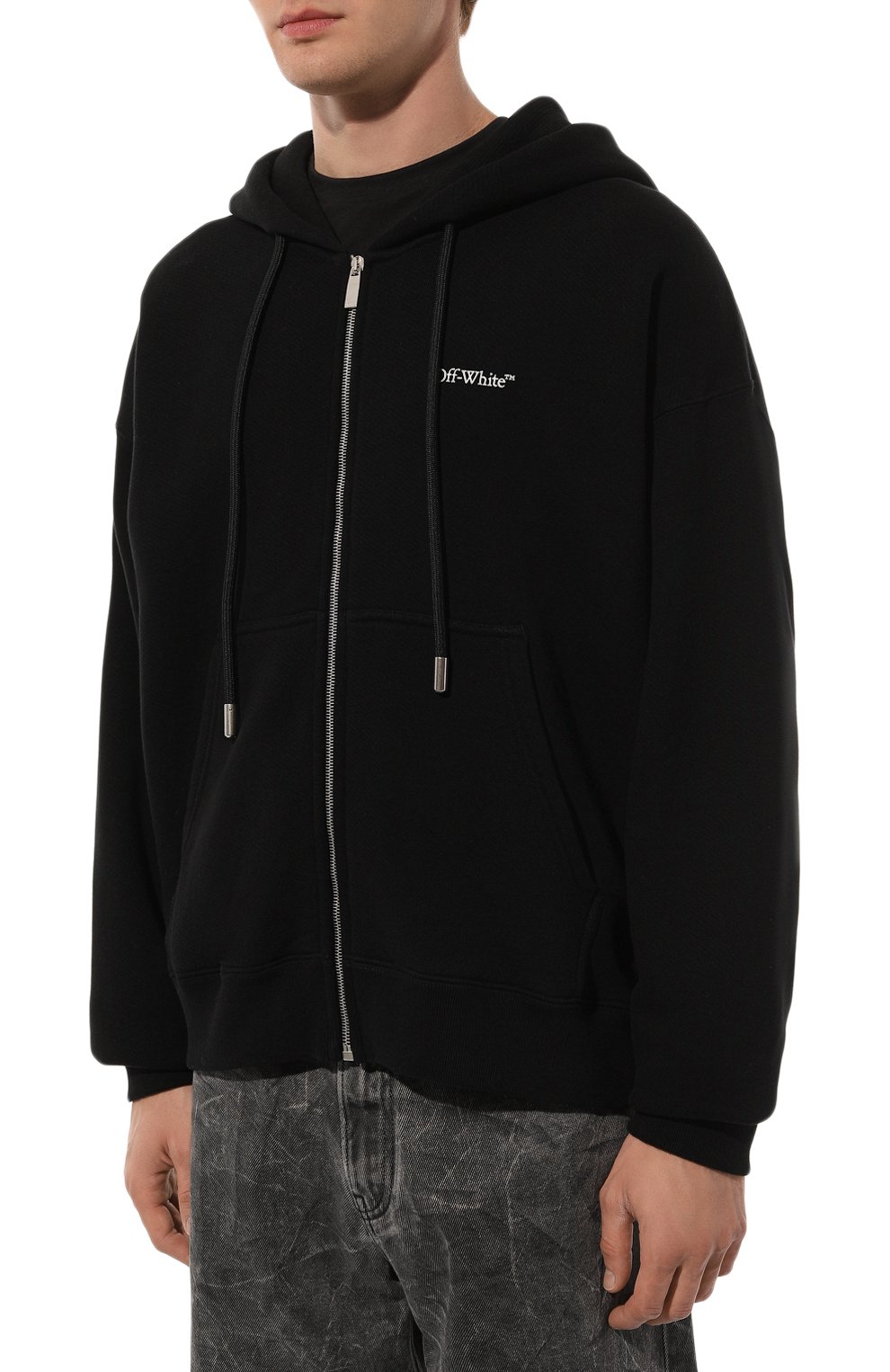 Хлопковая толстовка OFF-WHITE, арт. 0MBE015F24FLE001, фото 3