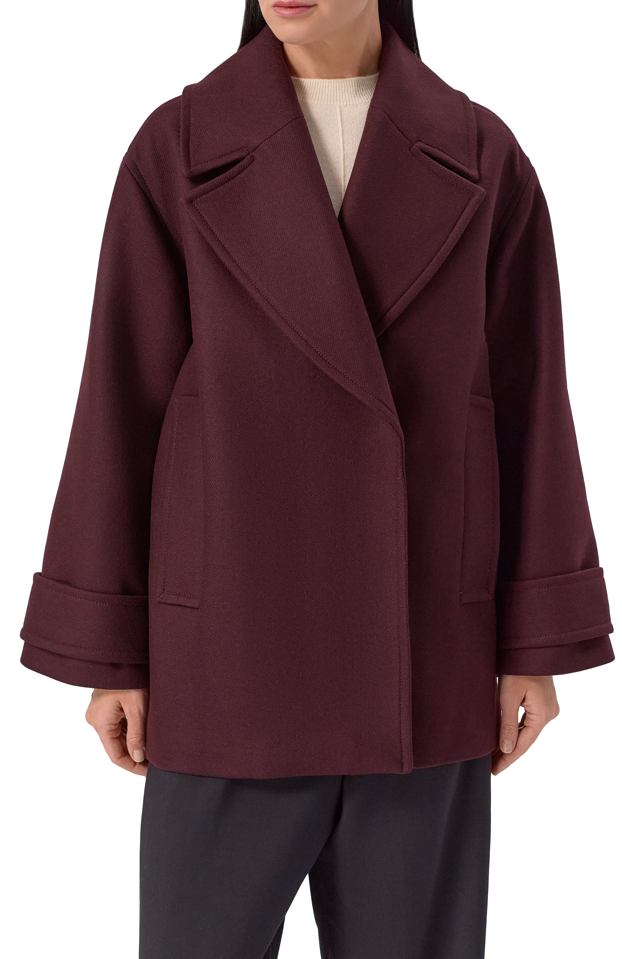 Полупальто из шерсти и кашемира IVY OAK, арт. I0111161/CARLY, фото 3