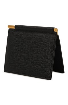 Мужской кожаный зажим для купюр TOM FORD черного цвета, арт. YM340/LCL081G | Фото 2 (Нос: Не проставлено; Материал: Натуральная кожа; Материал сплава: Проставлено)