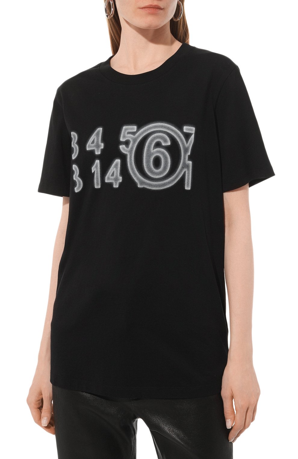 Хлопковая футболка MM6, арт. S52GC0277/S24312, фото 3