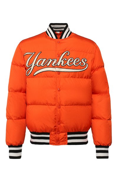 Пуховый бомбер на кнопках с контрастными манжетами GUCCI, арт. 534963/Z4190, фото 1