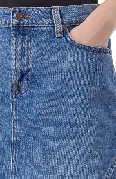 Джинсовая юбка 7 FOR ALL MANKIND, арт. 7U032C10WED, фото 5