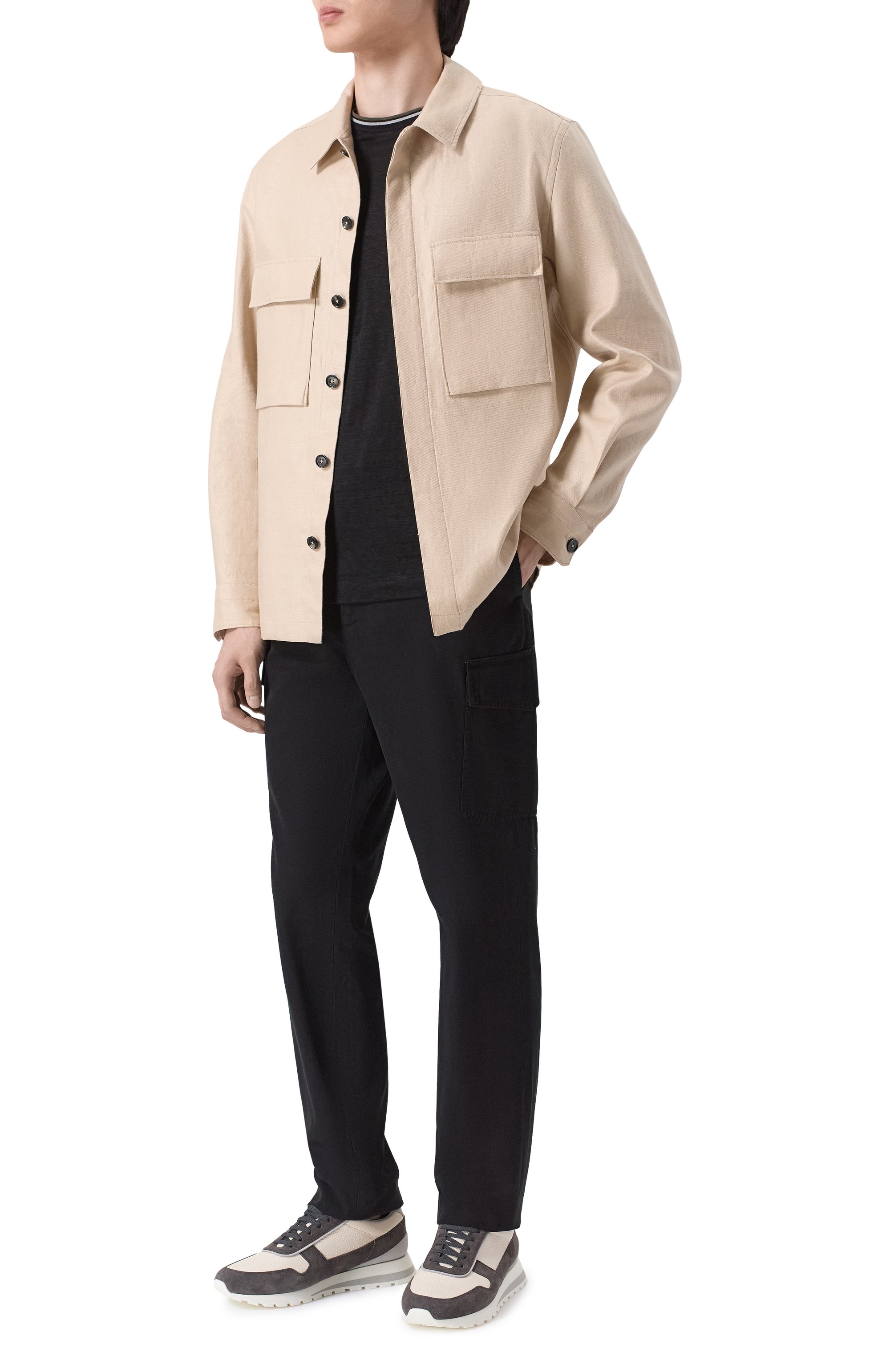 Льняная футболка STEFANO RICCI, арт. K919070G10/T26104, фото 2