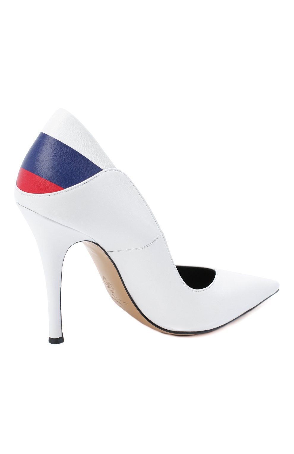 Кожаные туфли ALEKSANDERSIRADEKIAN, арт. IZ0/LEATHER/FLAGS RUSSIA - WHITE, фото 4