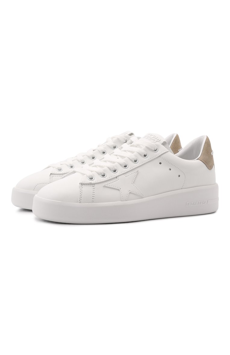 Кожаные кеды pure star GOLDEN GOOSE DELUXE BRAND, арт. GWF00197.F002786, фото 1