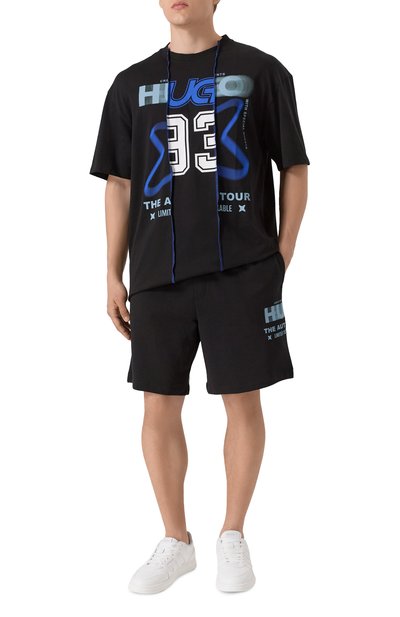 Хлопковая футболка HUGO BLUE, арт. 50544182, фото 2