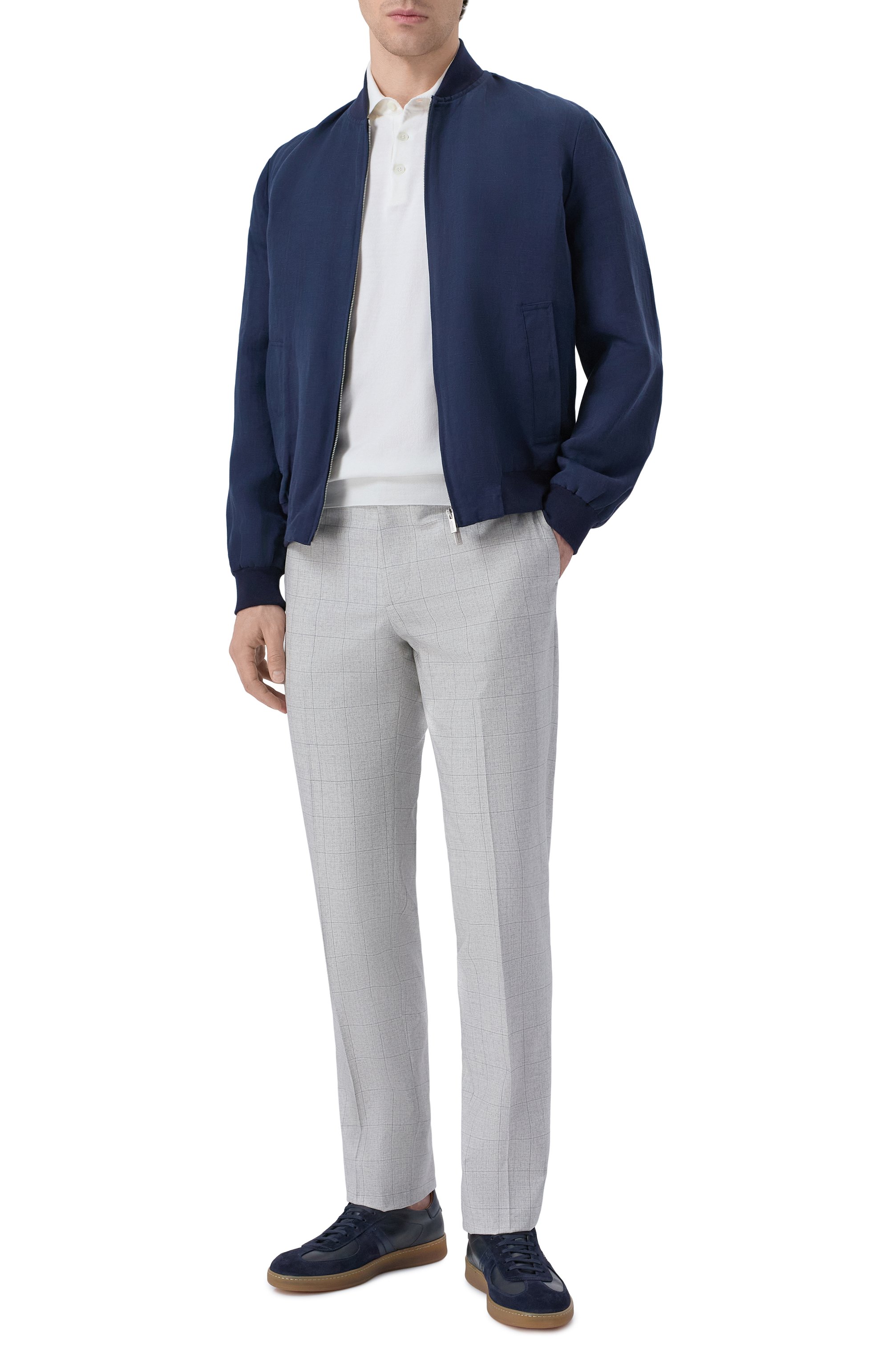 Брюки из шерсти и хлопка BERWICH, арт. VULCAN023/GB1868, фото 2