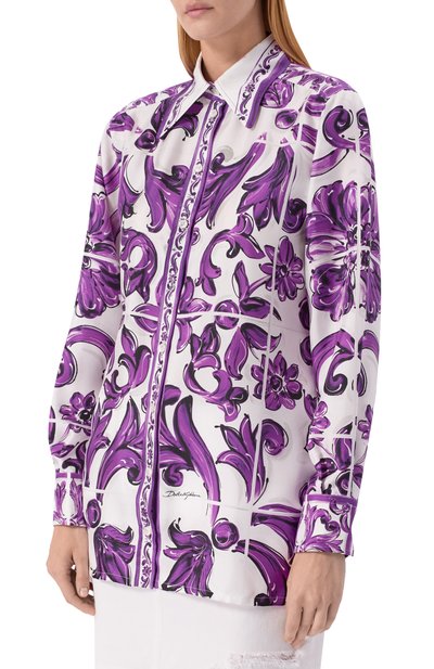 Шелковая рубашка DOLCE & GABBANA, арт. F5T51T/HI1ZQ, фото 3