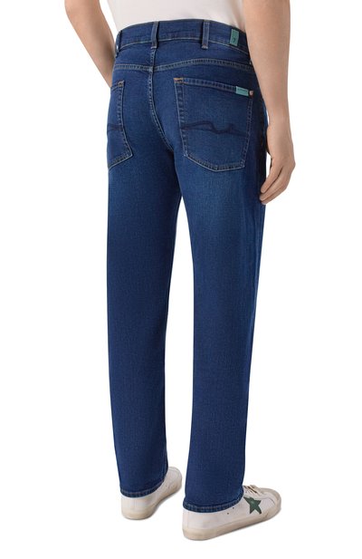 Джинсы straight 7 FOR ALL MANKIND темно-синего цвета по цене 32950 руб., арт. 7TE70F25-3M4, фото 4 Джинсы straight 7 FOR ALL MANKIND, арт. 7TE70F25-3M4, фото 4