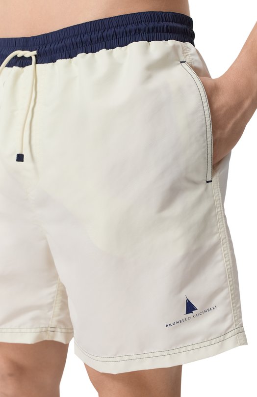 Плавки-шорты Brunello Cucinelli MW817051P Кремовый  MW817051P Фото 4