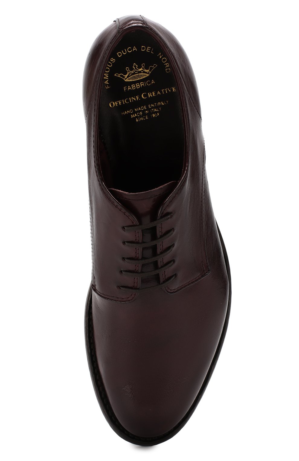 Кожаные дерби OFFICINE CREATIVE, арт. ANAT0MIA/60/BUFAL0, фото 5