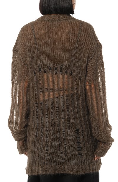 Пуловер из шерсти и шелка ANN DEMEULEMEESTER, арт. 2402-W-KN09-KN044-046, фото 4