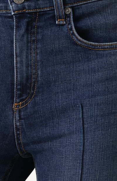 Укороченные джинсы-скинни с потертостями RAG AND BONE синего цвета по цене 23150 руб., арт. W1566K520MAN, фото 5 Укороченные джинсы-скинни с потертостями RAG AND BONE, арт. W1566K520MAN, фото 5