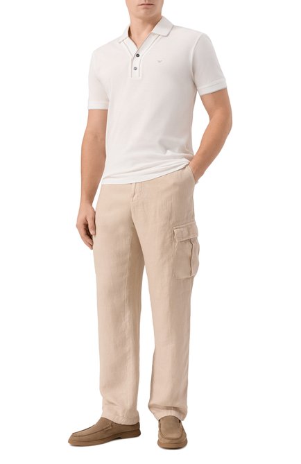 Мужское хлопковое поло EMPORIO ARMANI, арт. EM002119/AF12955