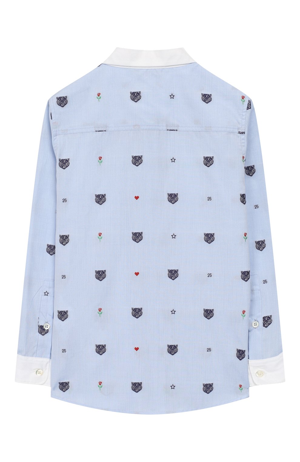 Хлопковая рубашка с воротником button down GUCCI, арт. 516401/XBE63, фото 2