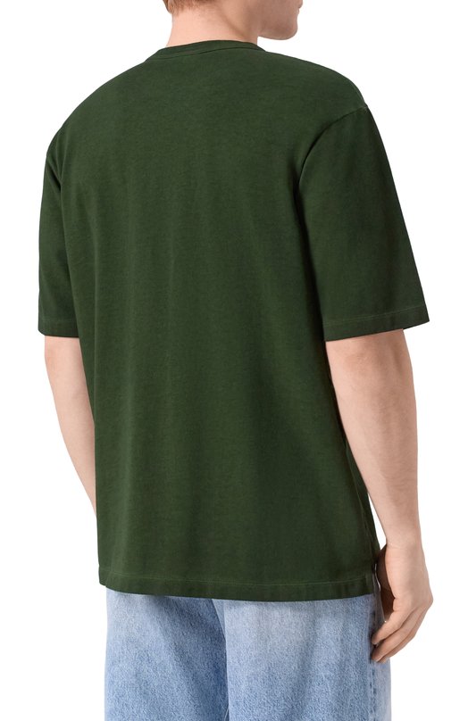 Хлопковая футболка Dsquared2 S74GD1535/D20103 Зелёный  S74GD1535/D20103 Фото 4