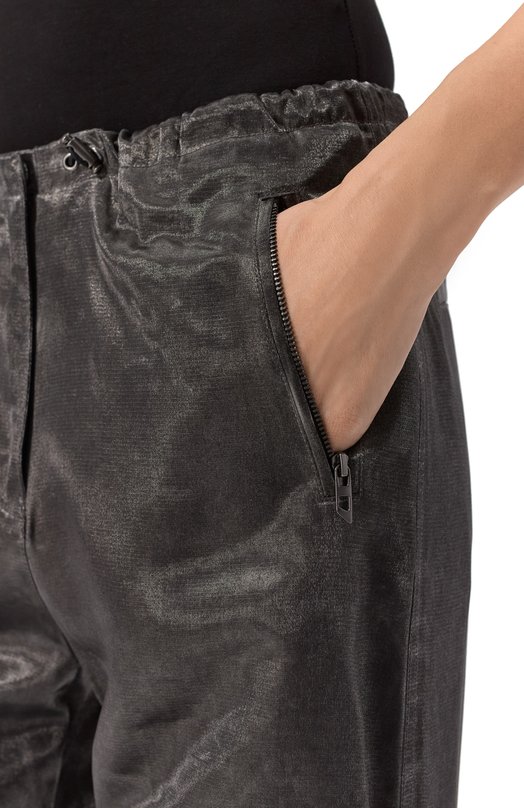 Брюки из вискозы Diesel A16715/0PKAX Серый  A16715/0PKAX Фото 5