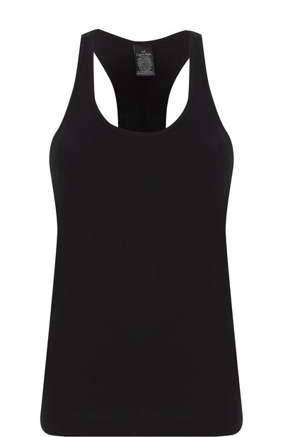 Женская однотонный топ с логотипом бренда CALVIN KLEIN, арт. QS5564E