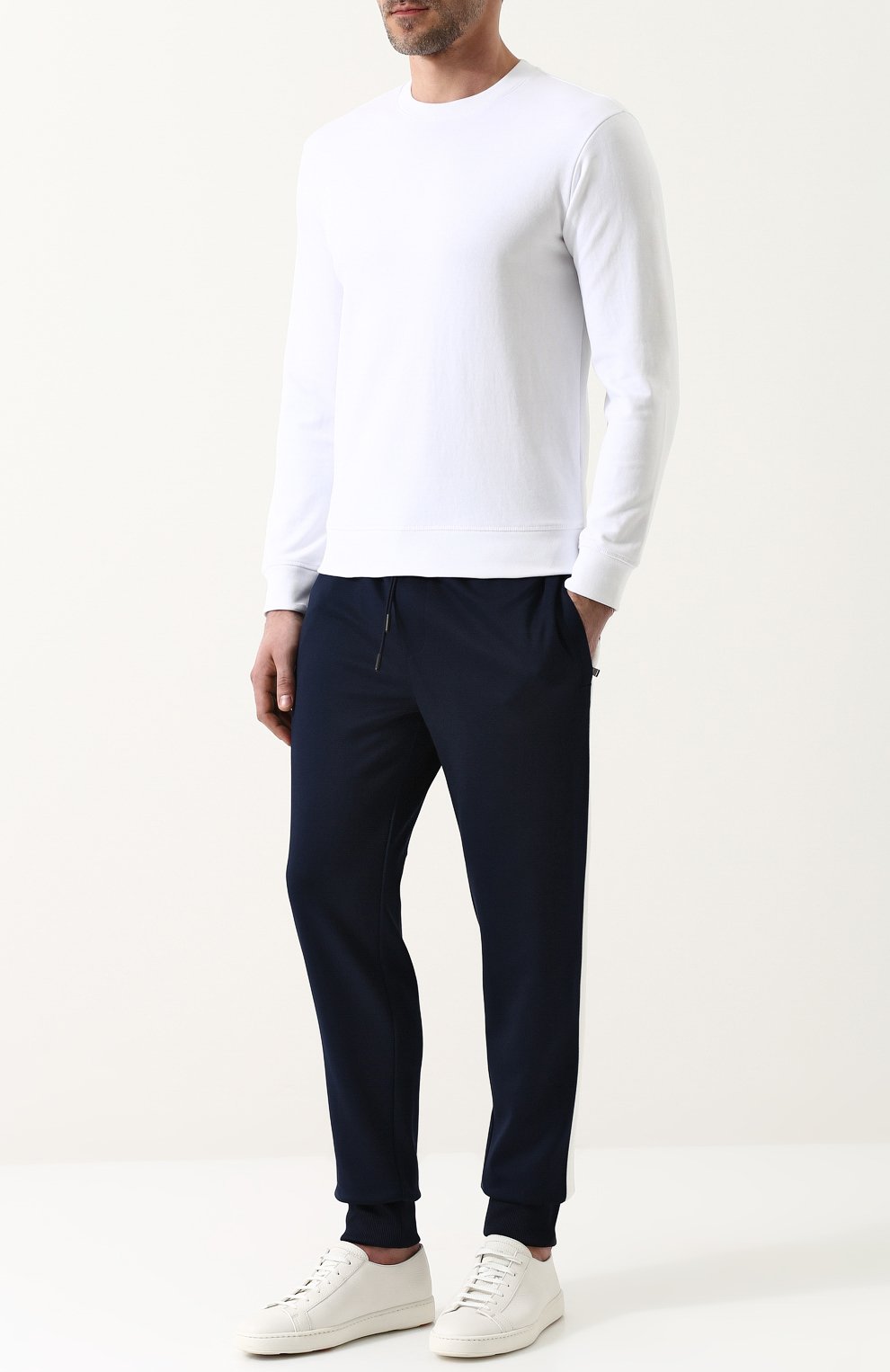 Хлопковые джоггеры с карманами BOSS, арт. 50384052, фото 2