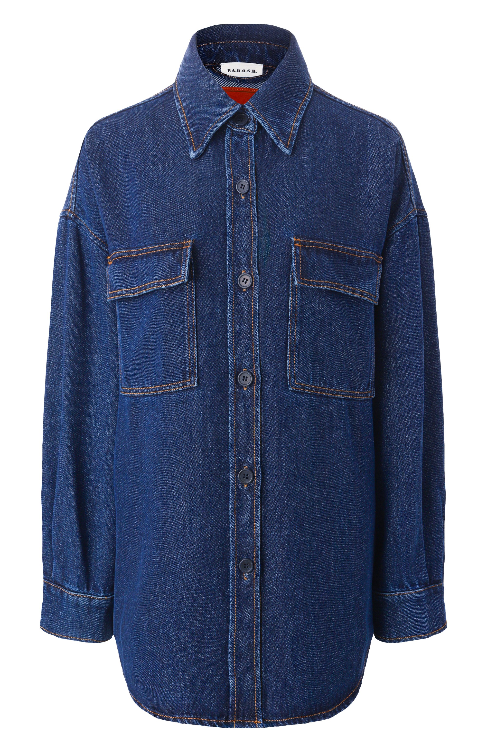 Джинсовая рубашка P.A.R.O.S.H., арт. D420415, фото 1