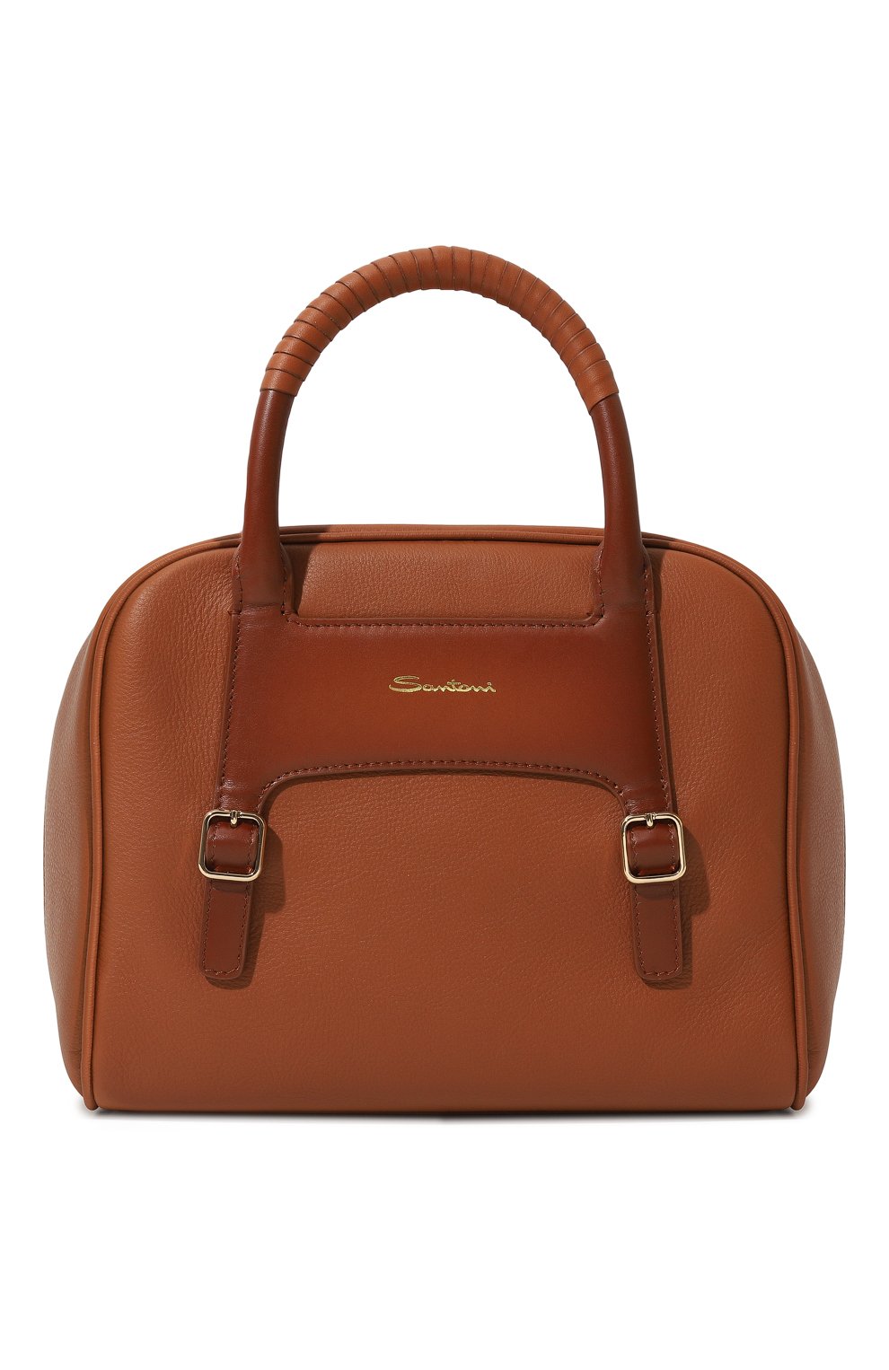 Сумка SANTONI коричневого цвета по цене 119500 руб., арт. DFBBA2418DB-HST4N01, фото 1 Сумка SANTONI, арт. DFBBA2418DB-HST4N01, фото 1