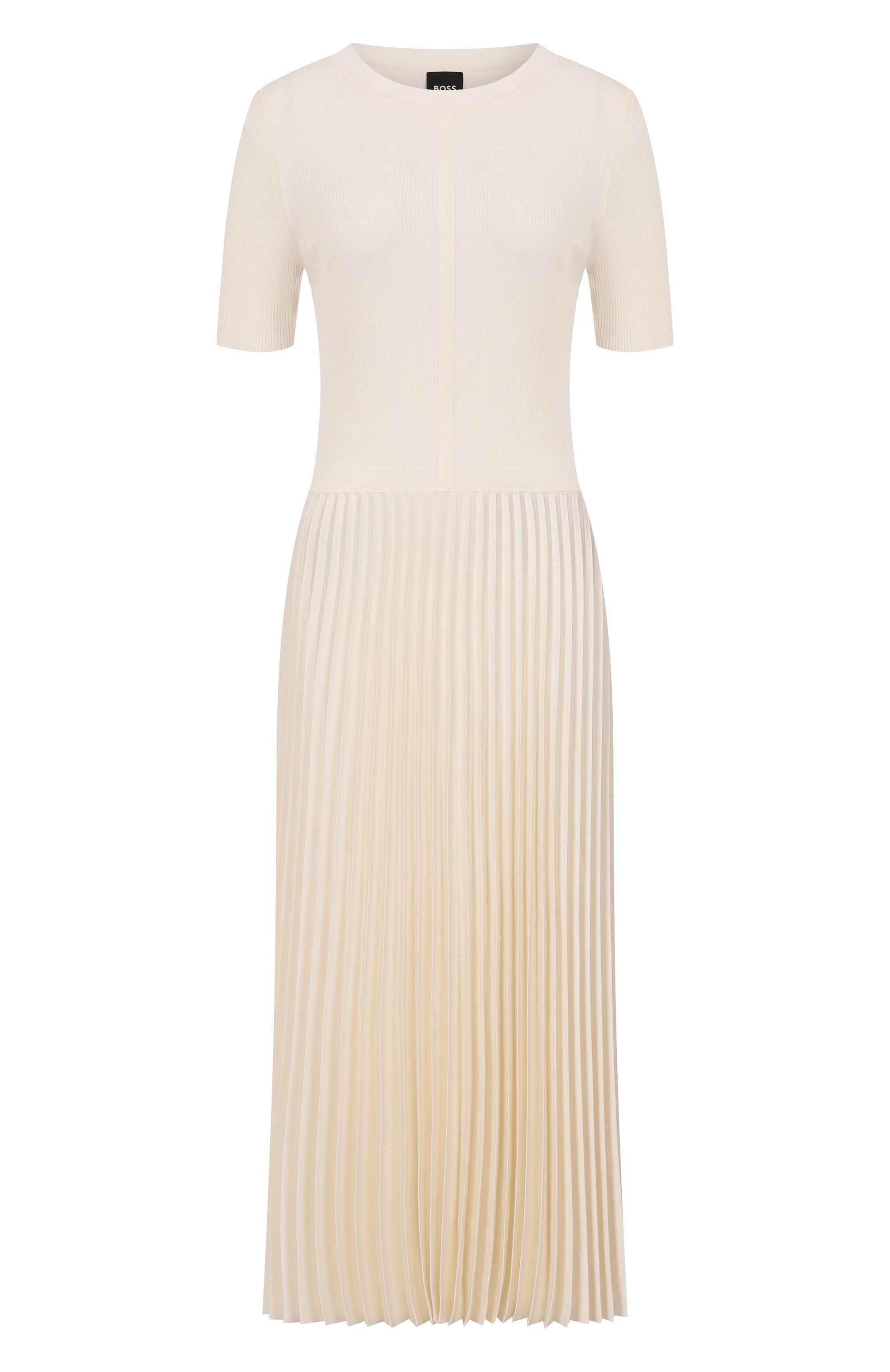 Платье BOSS кремового цвета по цене 52950 руб., арт. 50535658, фото 1 Платье BOSS, арт. 50535658, фото 1