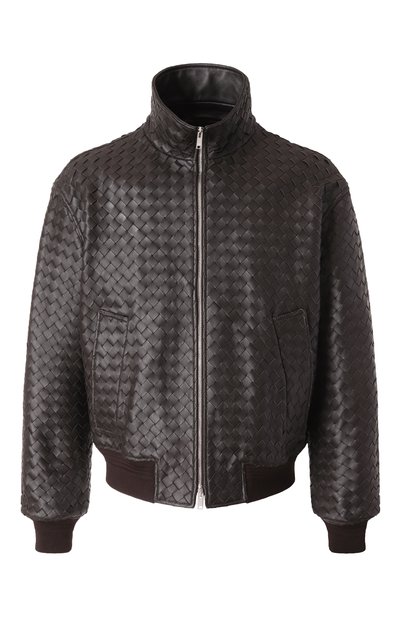 Мужской кожаный бомбер BOTTEGA VENETA, арт. 811525/V2JG0