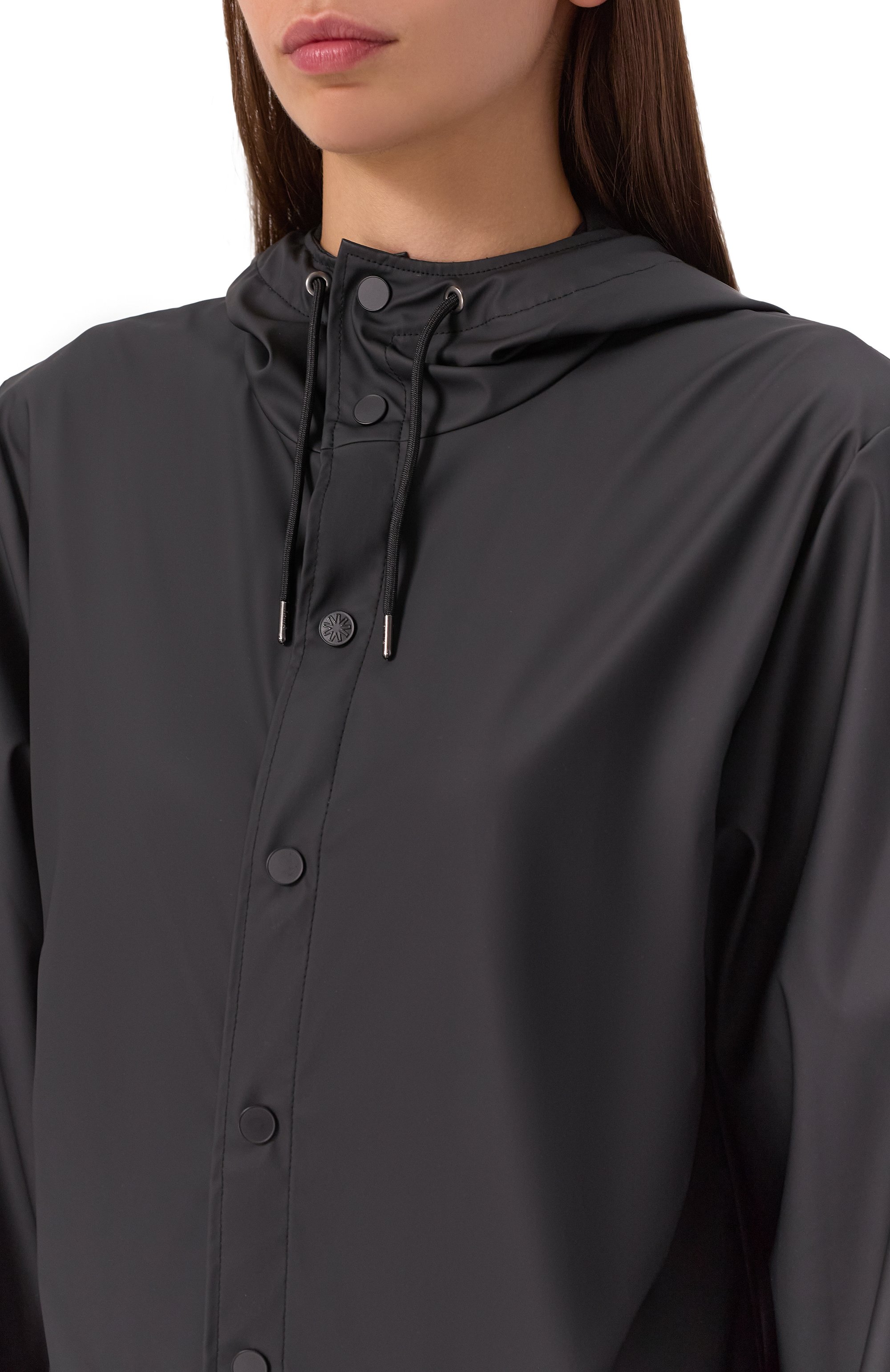 Плащ RAINS черного цвета по цене 11950 руб., арт. RA12010, фото 9 Плащ RAINS, арт. RA12010, фото 9