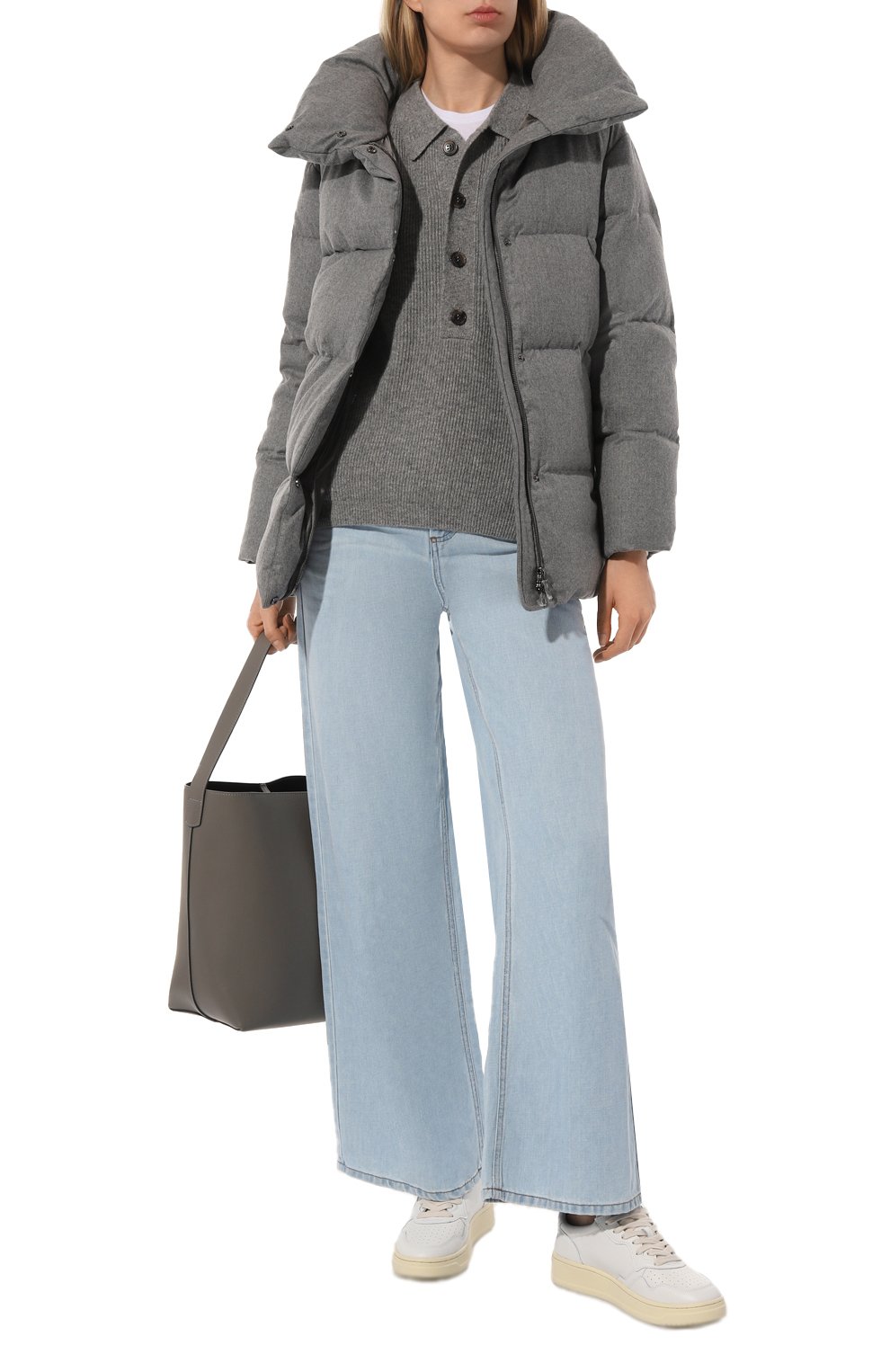 Пуховик HETREGO серого цвета по цене 89950 руб., арт. 8K740/FARREN, фото 2 Пуховик HETREGO, арт. 8K740/FARREN, фото 2