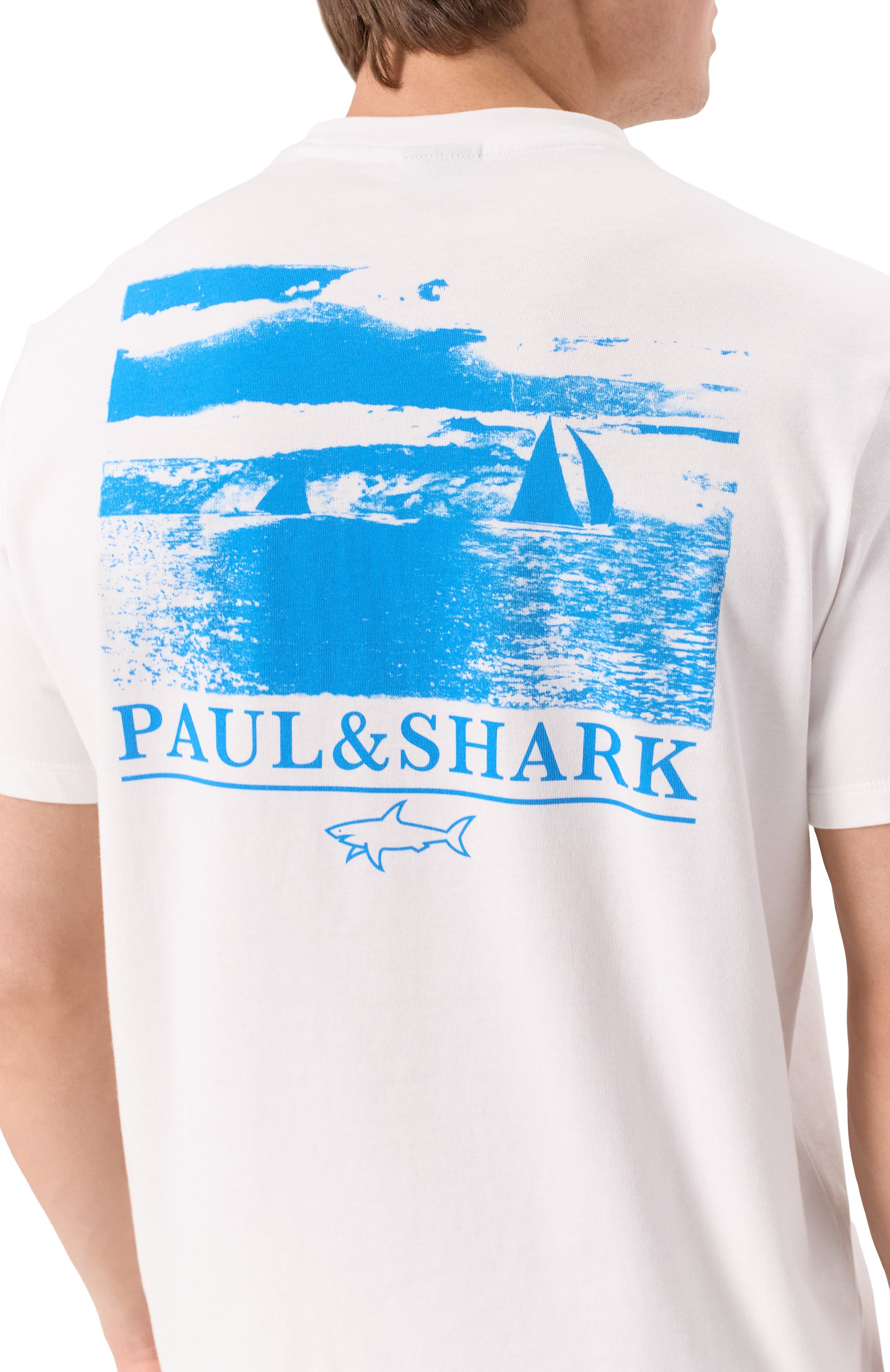 Хлопковая футболка PAUL&SHARK, арт. 25411064, фото 5