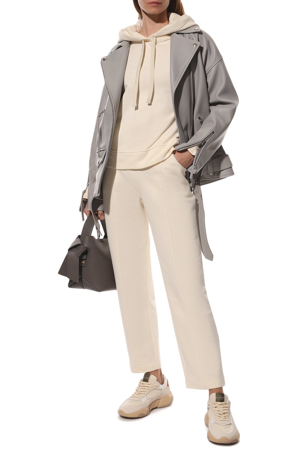 Хлопковый костюм PIETRO BRUNELLI кремового цвета по цене 22600 руб., арт. TU2109 MI/C00286, фото 1 Хлопковый костюм PIETRO BRUNELLI, арт. TU2109 MI/C00286, фото 1