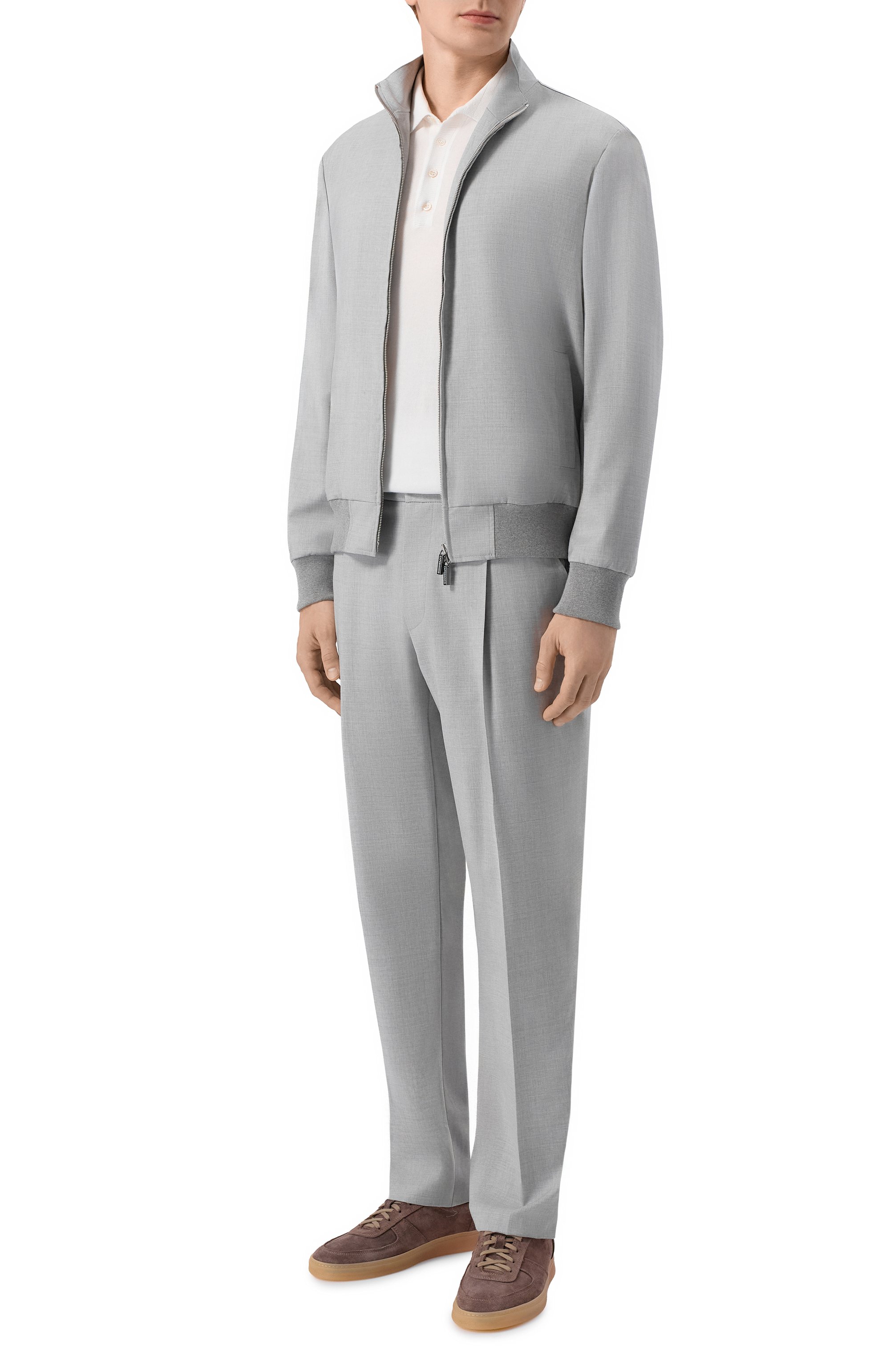 Шерстяной бомбер CAPOBIANCO, арт. 20M189.FU00., фото 2