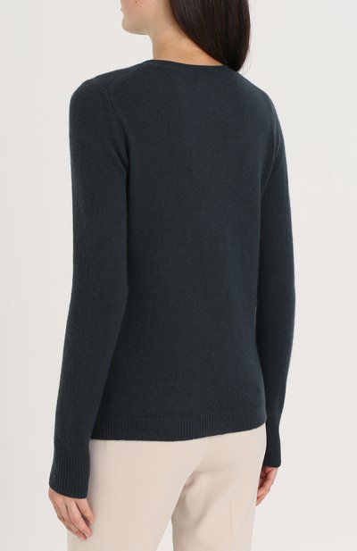 Приталенный кашемировый пуловер с круглым вырезом LE KASHA, арт. 0MAN000, фото 4
