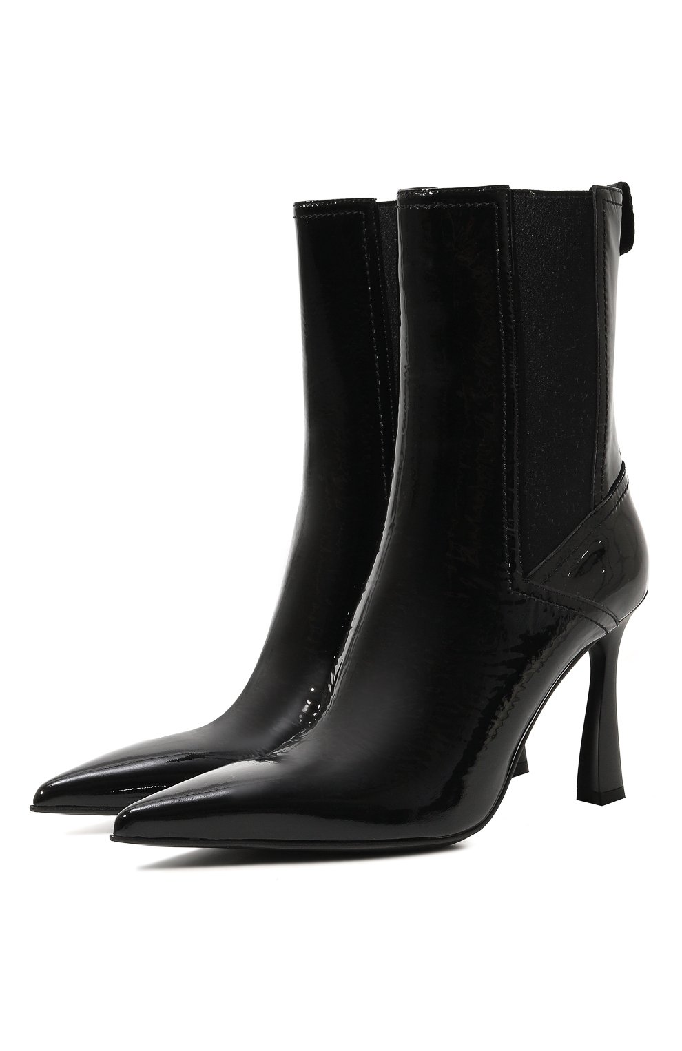 Кожаные ботильоны PREMIATA черного цвета по цене 58500 руб., арт. M6837/TWIGA, фото 1 Кожаные ботильоны PREMIATA, арт. M6837/TWIGA, фото 1