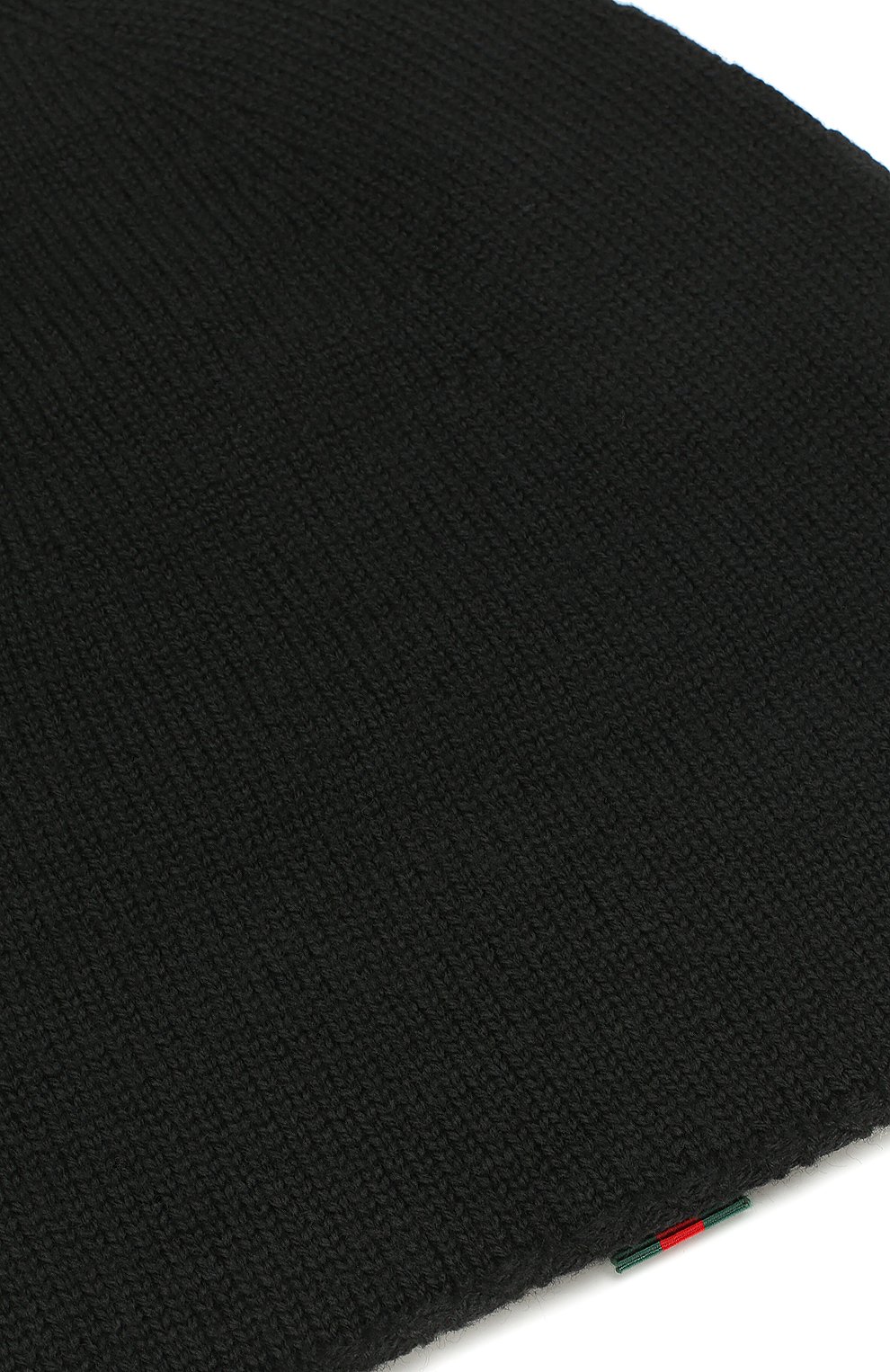 Шерстяная шапка бини GUCCI черного цвета по цене 34560 руб., арт. 452398/4G498, фото 3 Шерстяная шапка бини GUCCI, арт. 452398/4G498, фото 3