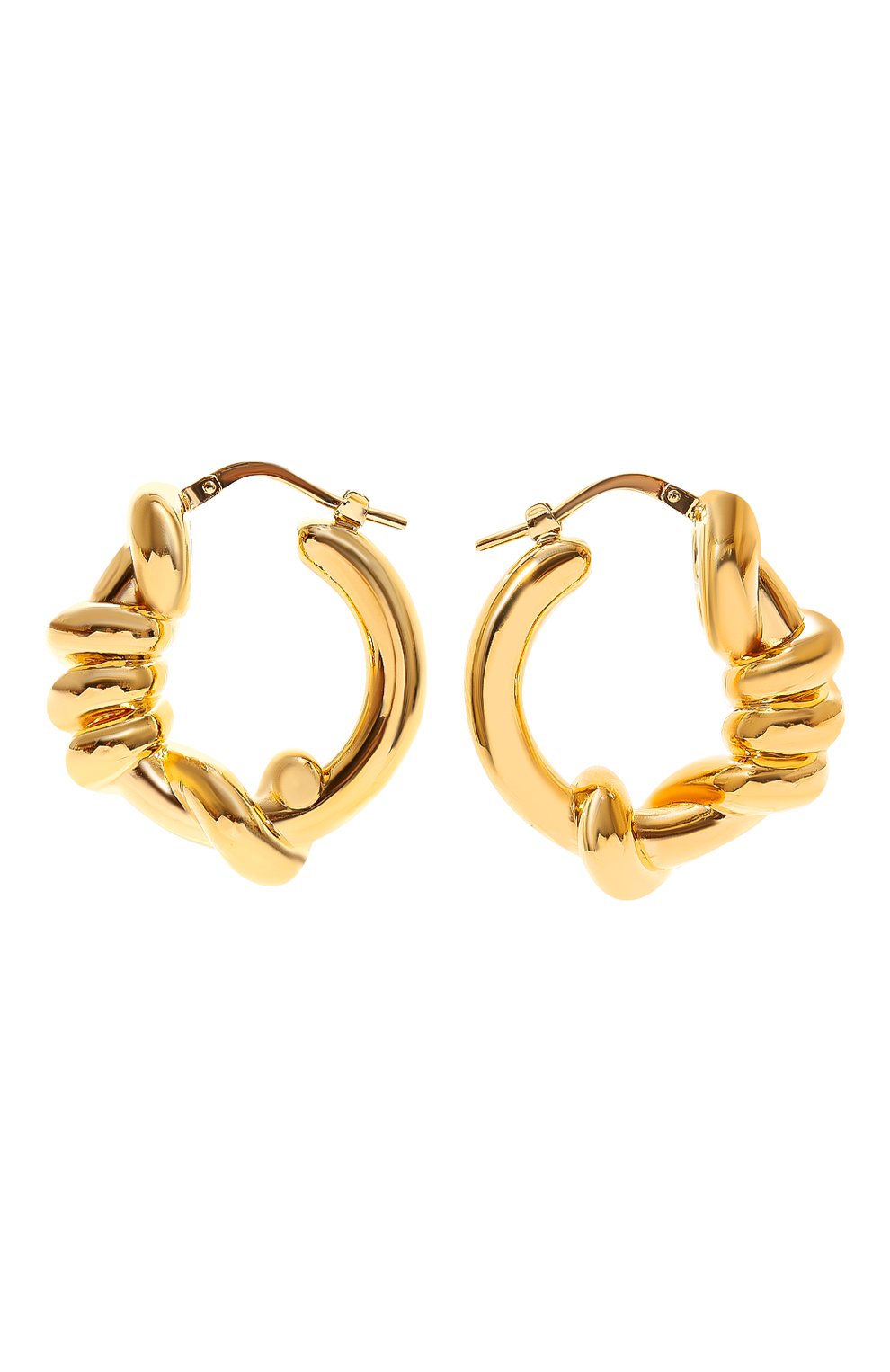 Серьги JIL SANDER золотого цвета по цене 46850 руб., арт. J11VG0034 J12003, фото 1 Серьги JIL SANDER, арт. J11VG0034 J12003, фото 1