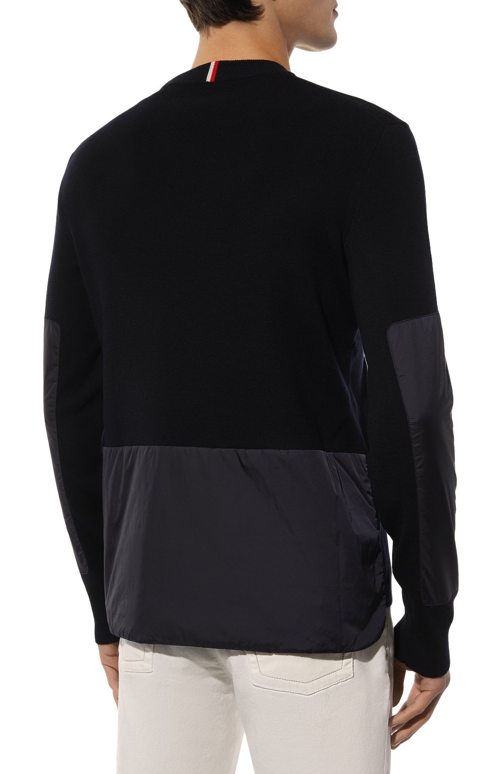 Шерстяной джемпер MONCLER GRENOBLE темно-синего цвета по цене 65650 руб., арт. 9C000-09-M1122, фото 4 Шерстяной джемпер MONCLER GRENOBLE, арт. 9C000-09-M1122, фото 4