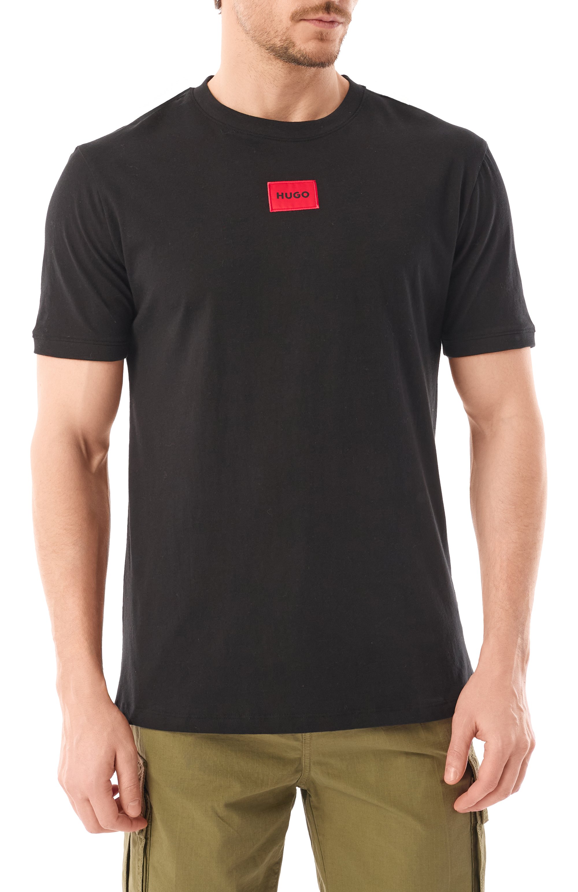 Хлопковая футболка HUGO, арт. 50447978, фото 3
