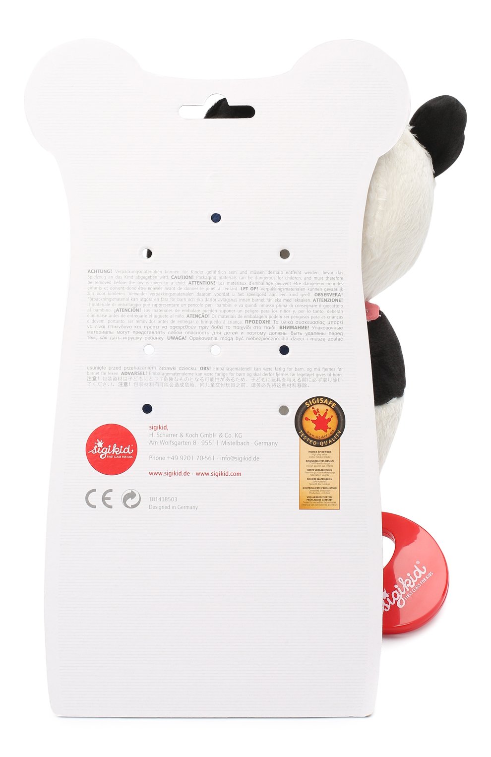 Музыкальная игрушка панда SIGIKID, арт. 42418, фото 2