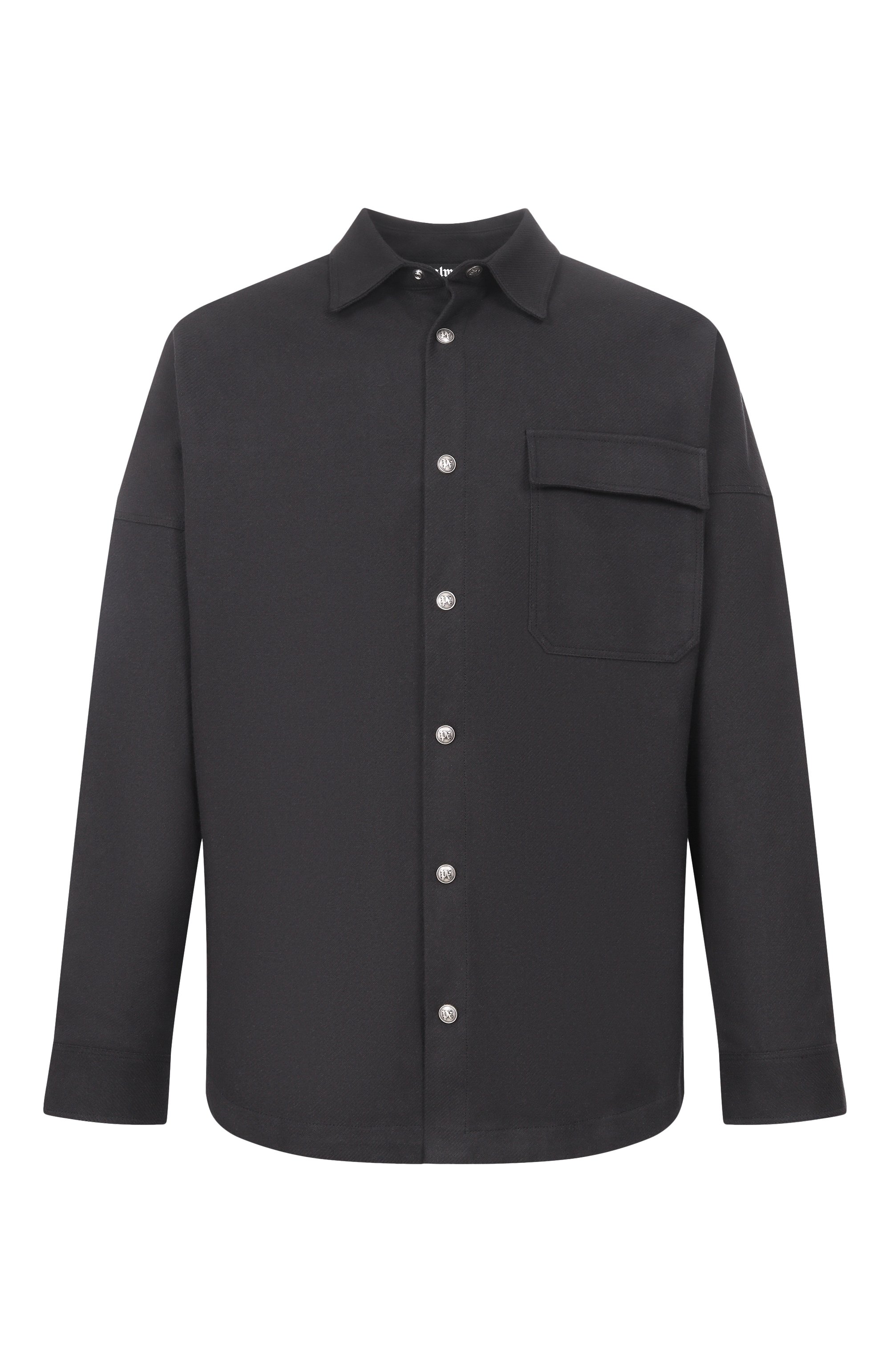 Хлопковая рубашка PALM ANGELS, арт. PMES044S26FAB001, фото 1