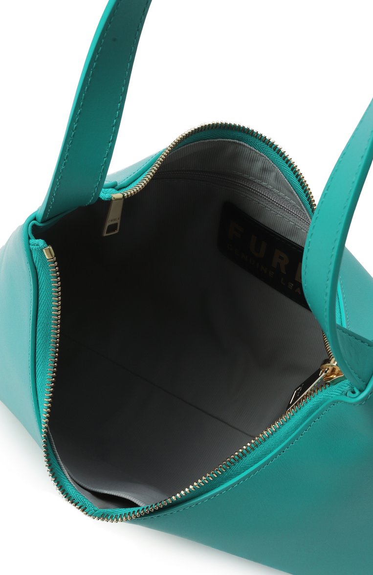Женская сумка furla diamante small FURLA бирюзового цвета, арт. WB00782/AX0733 | Фото 5 (Размер: small; Материал: Натуральная кожа)