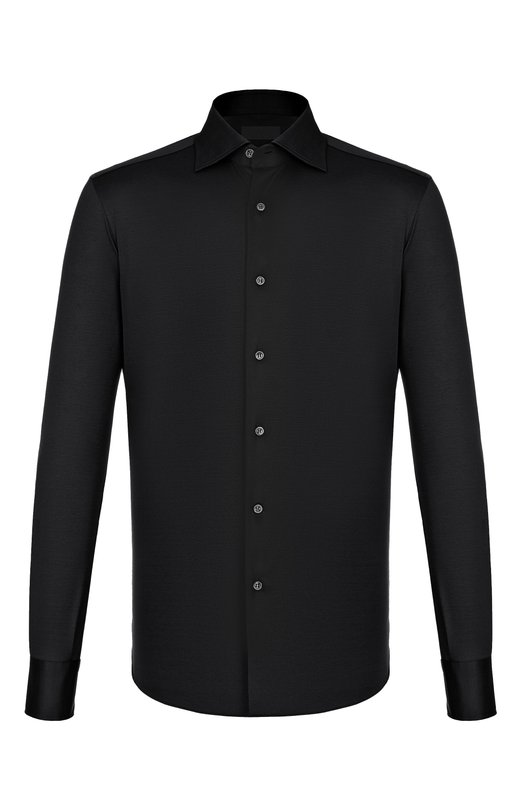 Хлопковая сорочка MVST SLIM/GABRIELLE/R0UND/1628-JERSEY (INTERL0CK) Чёрный SLIM/GABRIELLE/R0UND/1628-JERSEY (INTERL0CK)