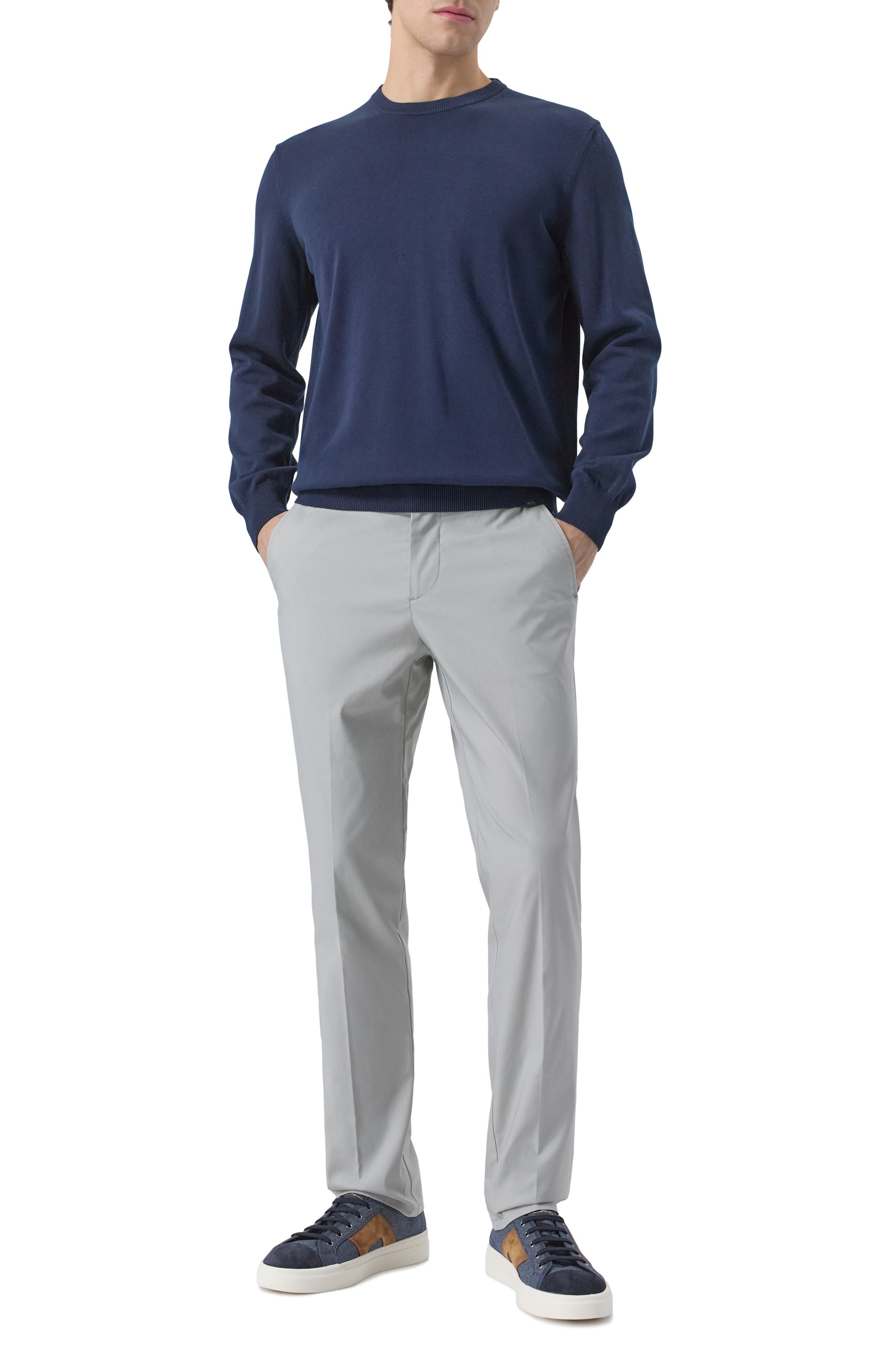 Хлопковый джемпер PAUL&SHARK, арт. 21411574, фото 2