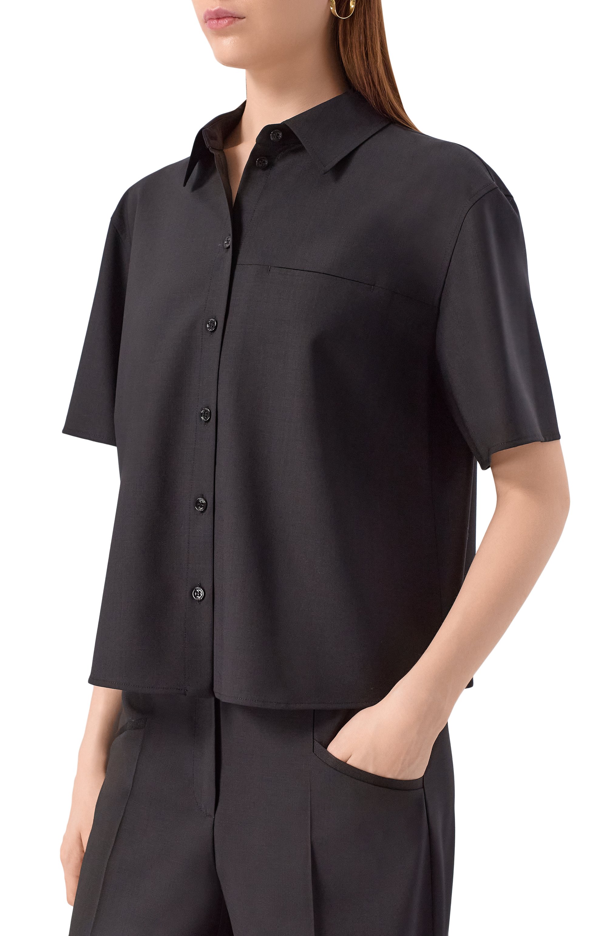 Шерстяная рубашка BOSS, арт. 50546614, фото 3