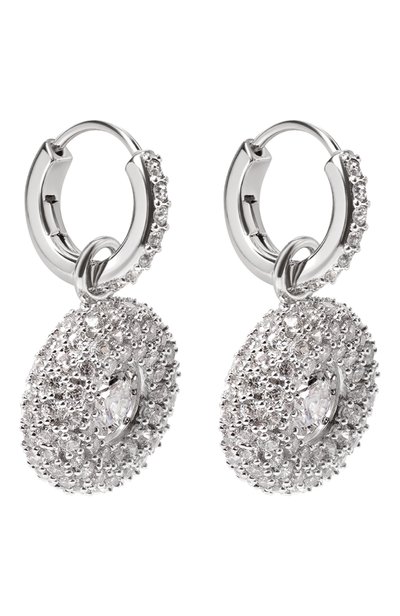 Серьги sublima SWAROVSKI серебряного цвета по цене 22950 руб., арт. 5738193, фото 3 Серьги sublima SWAROVSKI, арт. 5738193, фото 3