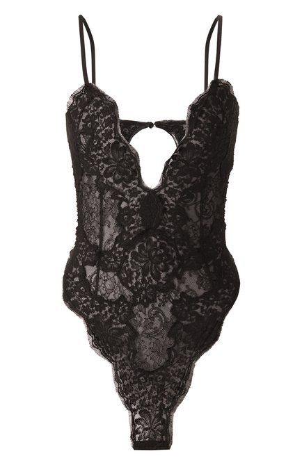 Женское боди из хлопка и вискозы DOLCE & GABBANA черного цвета по цене 0 руб., арт. 09C47T/0NL10 | Фото 1