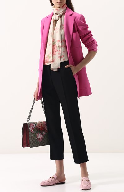 Кожаные сабо princetown с глиттером GUCCI, арт. 475094/9BY20, фото 2